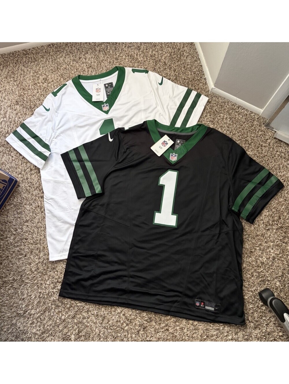 Nike NFL New York Jets Sauce Gardner Vapor Fuse Limited Jersey Men’s Size 3XL